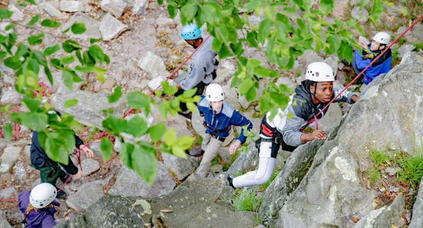 teen rock climbing class baltimore